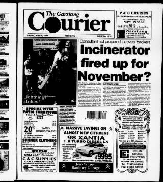 cover page of Garstang Courier published on June 18, 1999