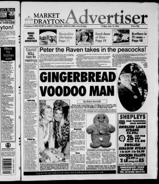 cover page of Newport & Market Drayton Advertiser published on June 18, 2004