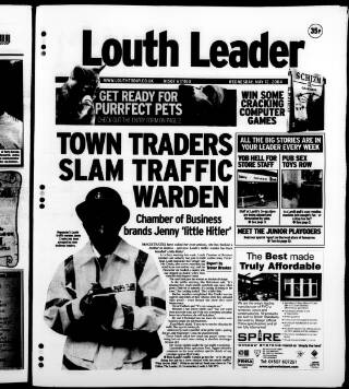 cover page of Louth Leader published on May 12, 2004