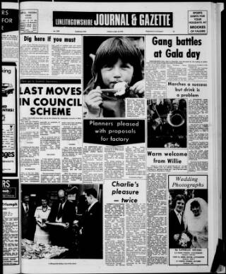 cover page of Linlithgowshire Gazette published on June 18, 1976