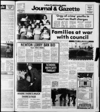 cover page of Linlithgowshire Gazette published on February 2, 1979