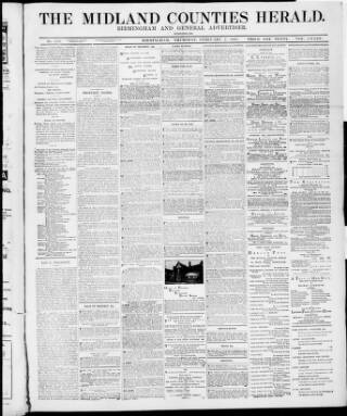 cover page of Midland Counties Herald published on February 4, 1909
