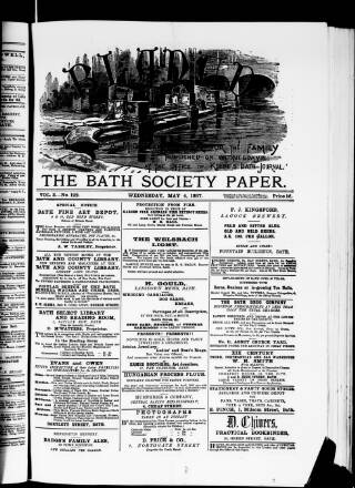 cover page of Bladud published on May 4, 1887