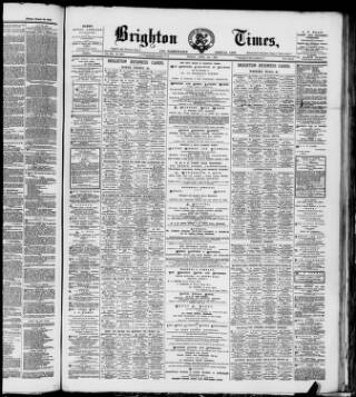 cover page of Brighton Times published on April 4, 1879