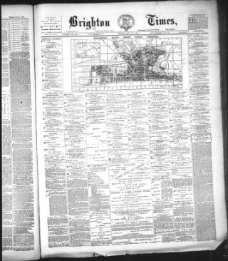 cover page of Brighton Times published on June 18, 1886