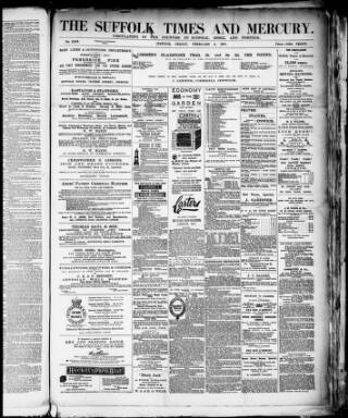 cover page of Suffolk Mercury published on February 2, 1877