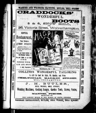 cover page of Magpie published on May 1, 1886