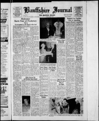 cover page of Banffshire Journal published on June 18, 1968