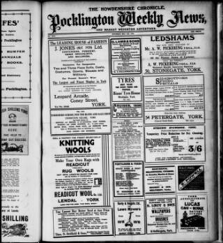 cover page of Howdenshire Chronicle published on May 2, 1936