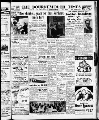 cover page of Bournemouth Times and Directory published on September 17, 1948
