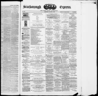 cover page of Scarborough Express and General Advertiser published on August 2, 1879
