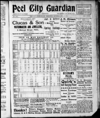 cover page of Peel City Guardian published on May 2, 1914