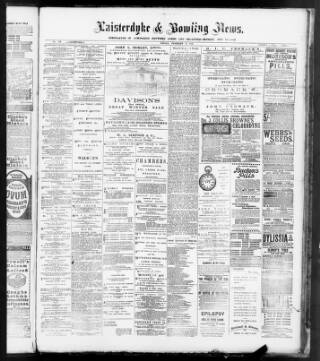 cover page of Laisterdyke & Bowling News published on February 2, 1900