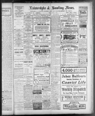 cover page of Laisterdyke & Bowling News published on May 4, 1906