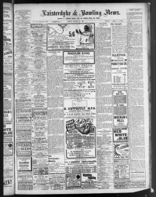 cover page of Laisterdyke & Bowling News published on March 19, 1909