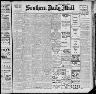 cover page of Southern Daily Mail published on May 4, 1903