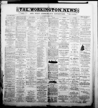 cover page of Workington News and West Cumberland Advertiser published on June 7, 1902