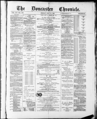 cover page of Doncaster Chronicle published on May 24, 1889