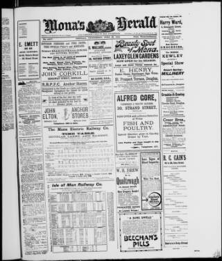 cover page of Mona's Herald published on June 18, 1919