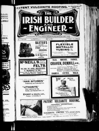 cover page of Dublin Builder published on May 4, 1907