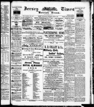 cover page of Jersey Times and British Press published on June 18, 1904