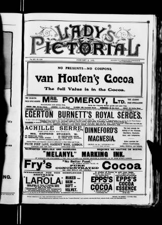 cover page of Lady's Pictorial published on February 2, 1907