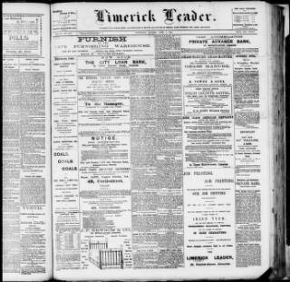 cover page of Limerick Leader published on April 1, 1908