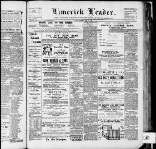 cover page of Limerick Leader published on June 18, 1909