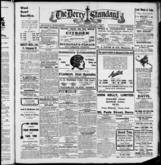 cover page of Londonderry Standard published on February 2, 1927