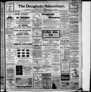 cover page of Drogheda Advertiser published on March 19, 1913