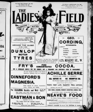 cover page of Ladies' Field published on September 17, 1904