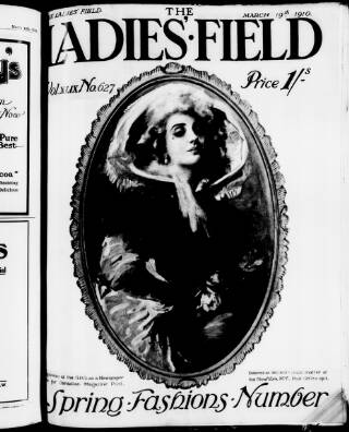 cover page of Ladies' Field published on March 19, 1910