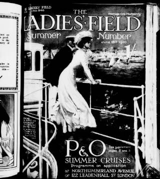 cover page of Ladies' Field published on June 18, 1910