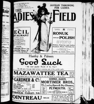cover page of Ladies' Field published on August 2, 1913