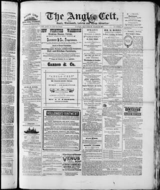 cover page of Anglo-Celt published on June 18, 1892