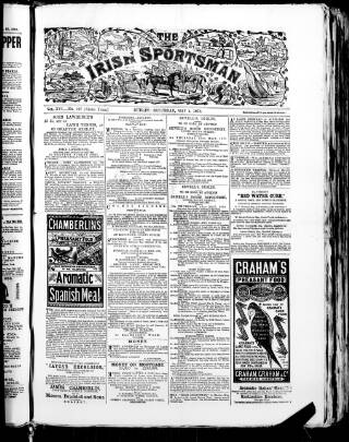 cover page of Irish Field published on May 4, 1878