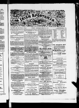 cover page of Irish Field published on March 19, 1881