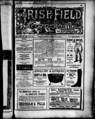 cover page of Irish Field published on February 2, 1918