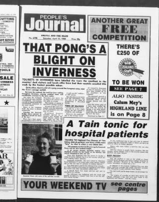 cover page of People's Journal (Argyll and the Isles) published on April 23, 1988
