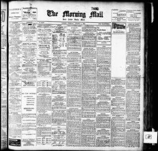 cover page of Morning Mail (Dublin) published on August 2, 1904