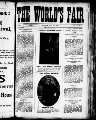 cover page of World's Fair published on June 18, 1910