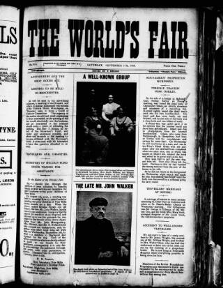 cover page of World's Fair published on September 17, 1910
