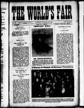 cover page of World's Fair published on November 2, 1912
