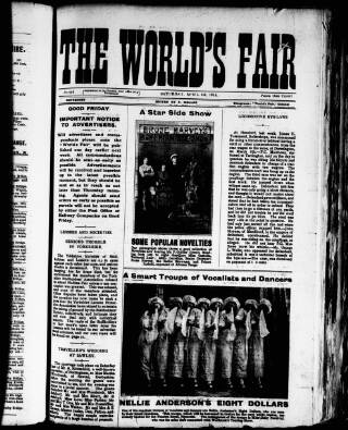 cover page of World's Fair published on April 4, 1914