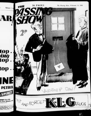 cover page of Passing Show published on February 14, 1931