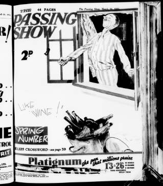 cover page of Passing Show published on March 28, 1931