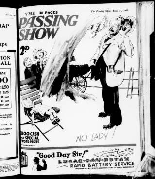 cover page of Passing Show published on June 13, 1931
