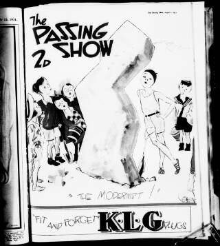 cover page of Passing Show published on August 1, 1931