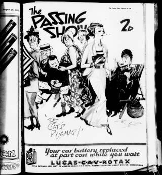 cover page of Passing Show published on September 5, 1931