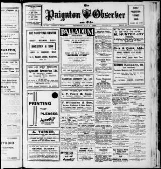 cover page of Paignton Observer and Echo published on May 4, 1933